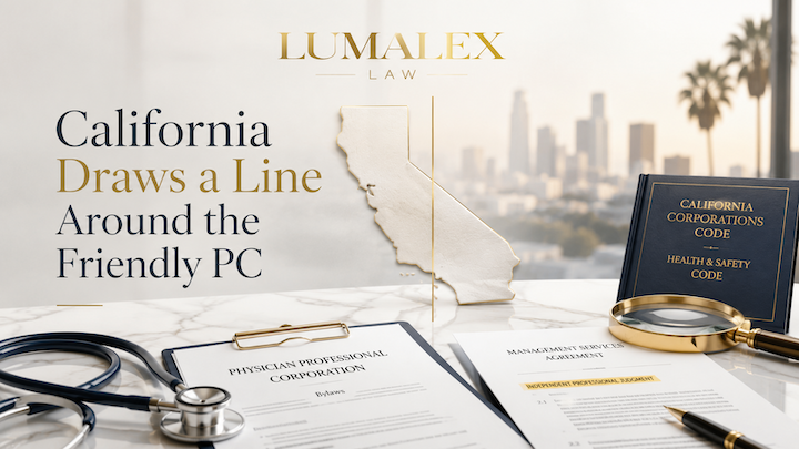 California Draws a Line Around the “Friendly PC” | LumaLex Law